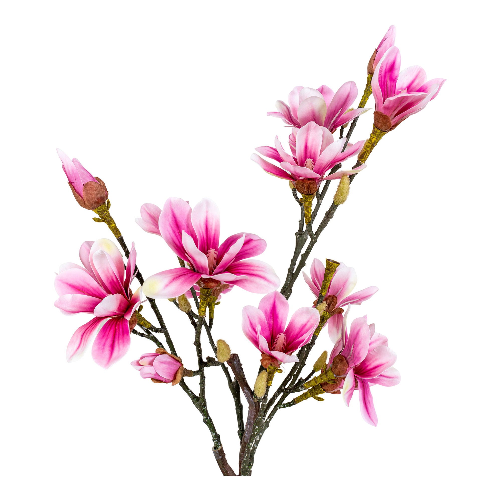 Magnolia – Kunstpflanze, rosa, 74 cm